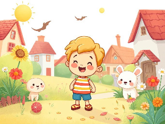One sunny afternoon, in the small town of Snickerdoodle, lived a mischievous little boy named Timmy. Timmy was known for his wild imagination and his love for all things funny. He had a knack for finding humor in the most ordinary of situations, and today was no different.