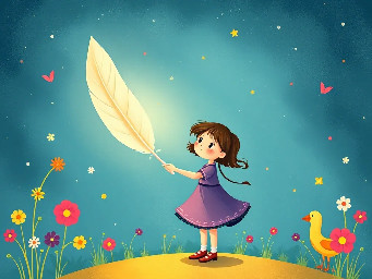 a story about a girl who wishes on a feather
