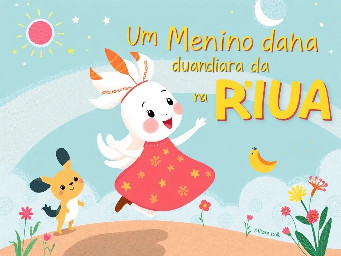 UM MENINO ANDANDO NA RUA